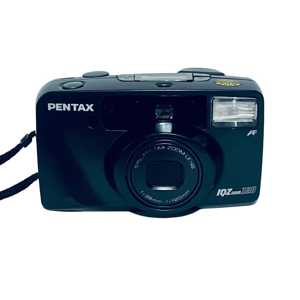 Pentax IQZoom 120mi, 38-120mm Compact 35mm Film Camera - With Pentax Carry Case